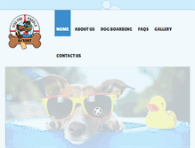 Tablet Screenshot of dogpadandpaddle.com